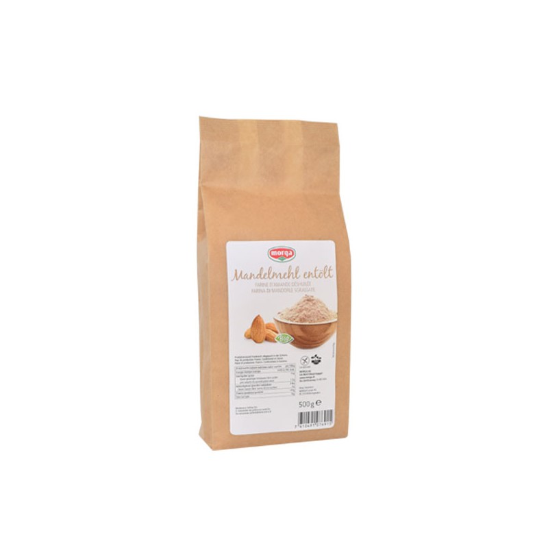 Morga Mandelmehl entölt 500g Bio gf