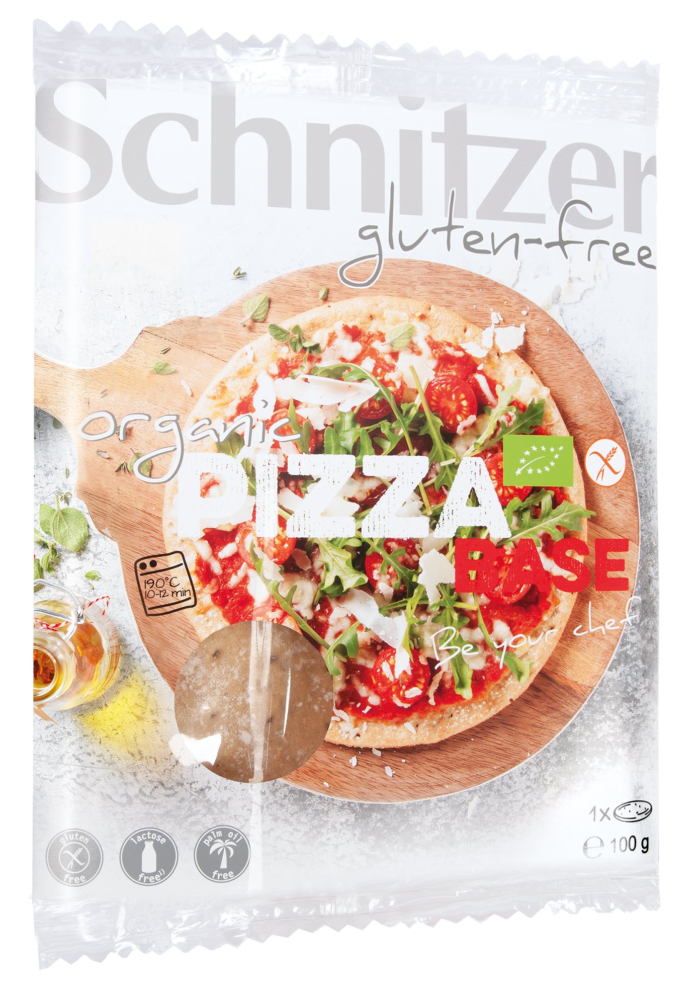 Schnitzer Pizzabase 1x100g Bio gf