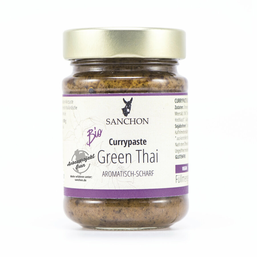 Sanchon Currypaste Green Thai 190g Bio vegan