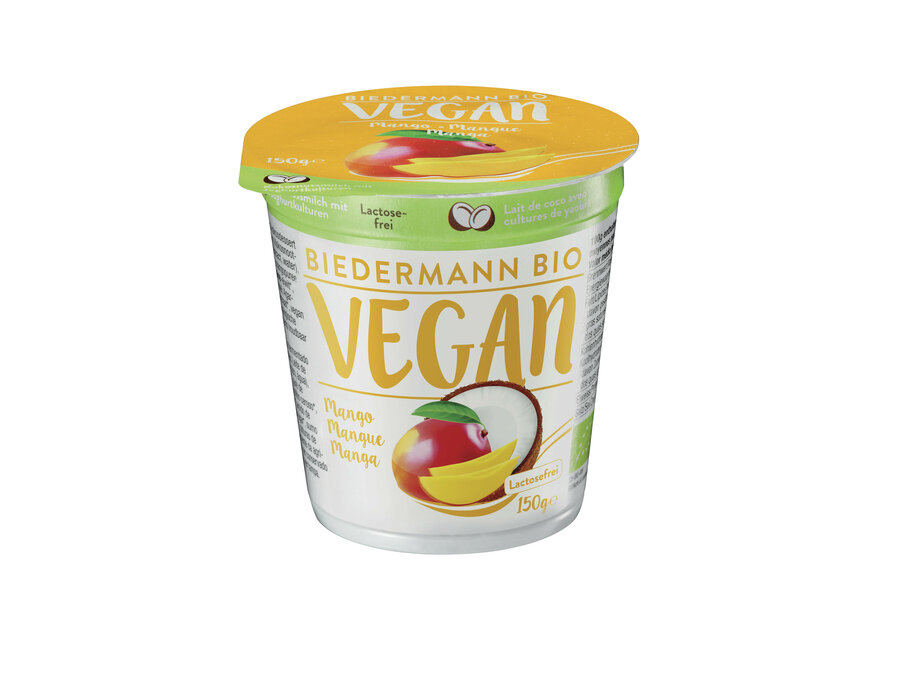 Biedermann JoghurtAlt Kokos Mango 150g Bio vegan