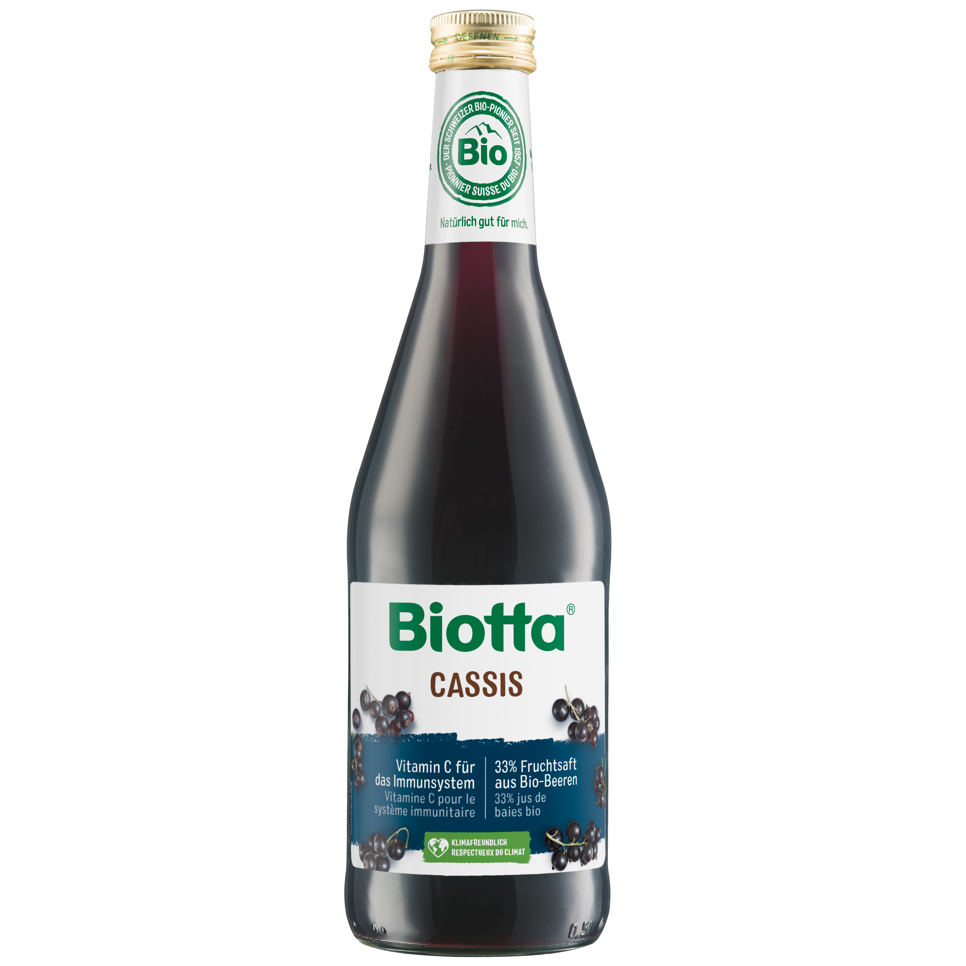 Biotta Cassissaft 500ml Bio