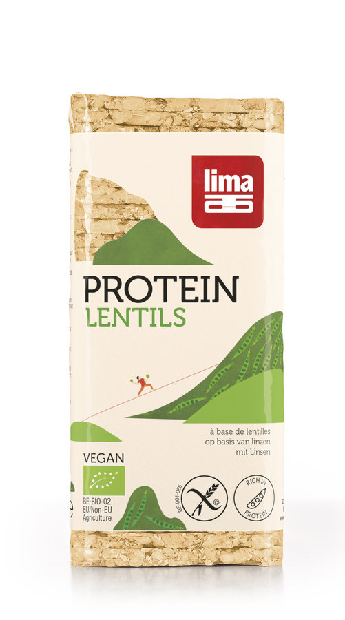 Lima Proteinwaffeln Linsen 100g Bio vegan gf