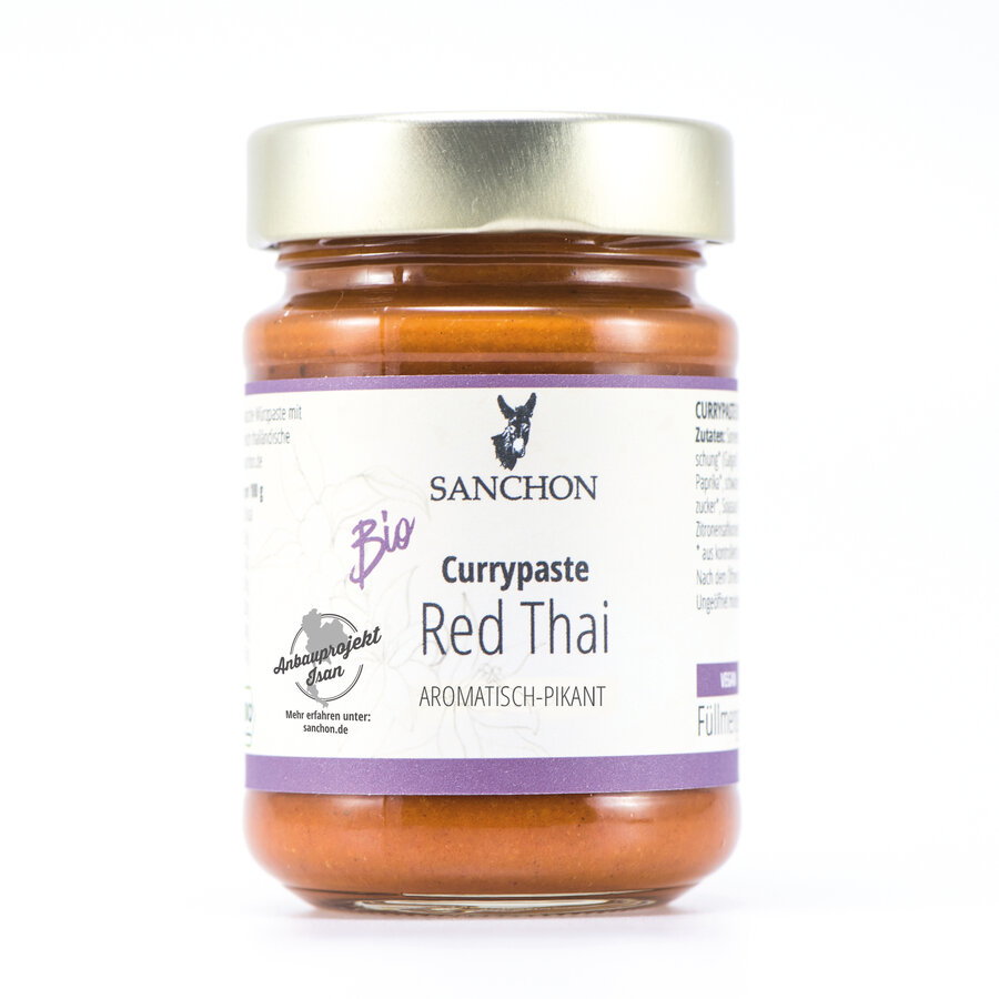 Sanchon Currypaste Red Thai 190g Bio