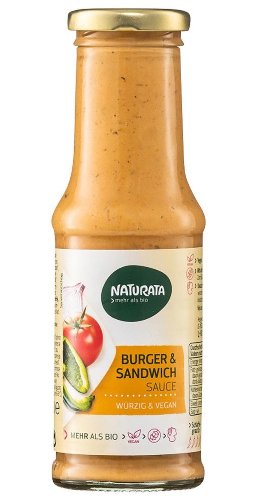 Naturata Sauce Burger & Sandwich 210ml Bio
