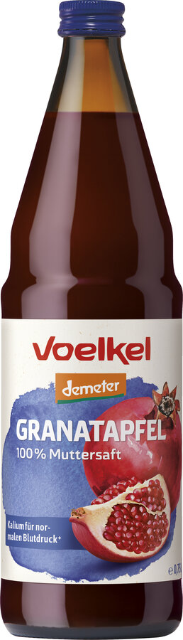 Voelkel Granatapfel Pur Muttersaft 750ml Demeter