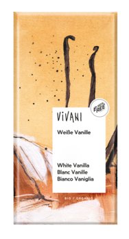 Vivani Schokolade weiss Vanille 80g Bio