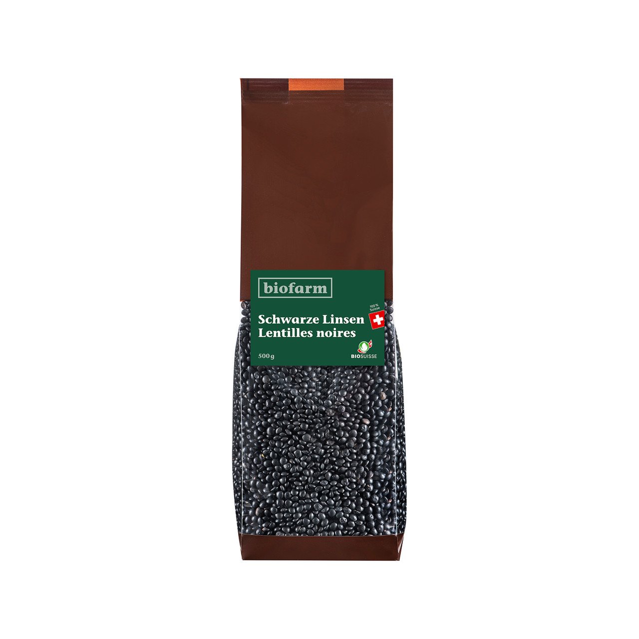 Biofarm Schwarze Linsen Beluga 500g CHBioK