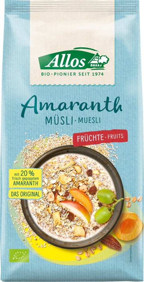 Allos Amaranth Müesli Früchte 1.5kg Bio