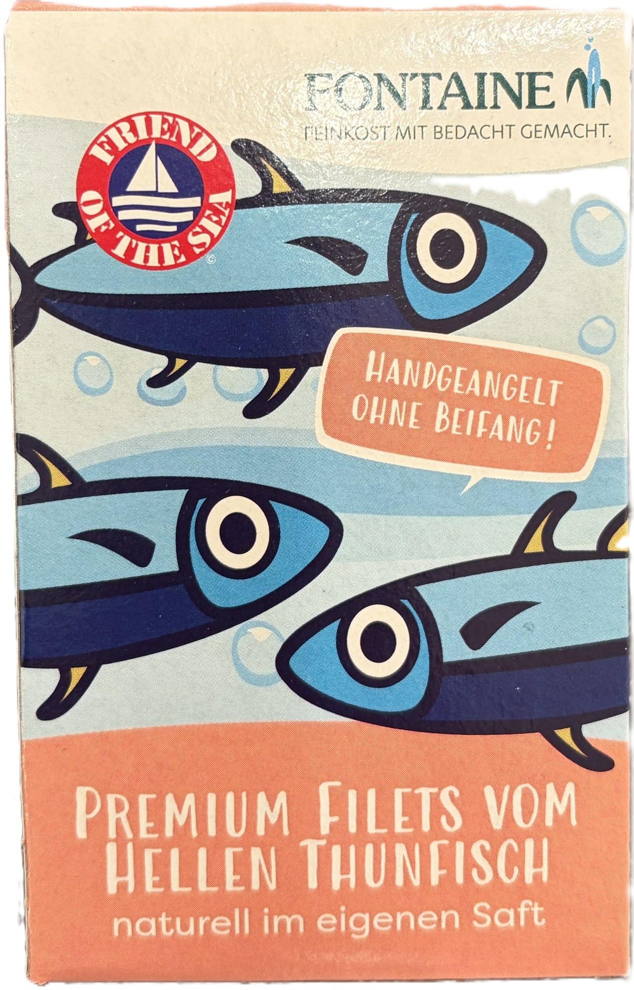 Fontaine Thunfisch Filet hell im eigenen Saft naturell 120g 