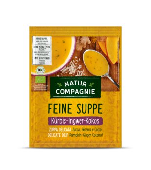 Compagnie Kürbis Ingwer Kokos Suppe 40g Bio