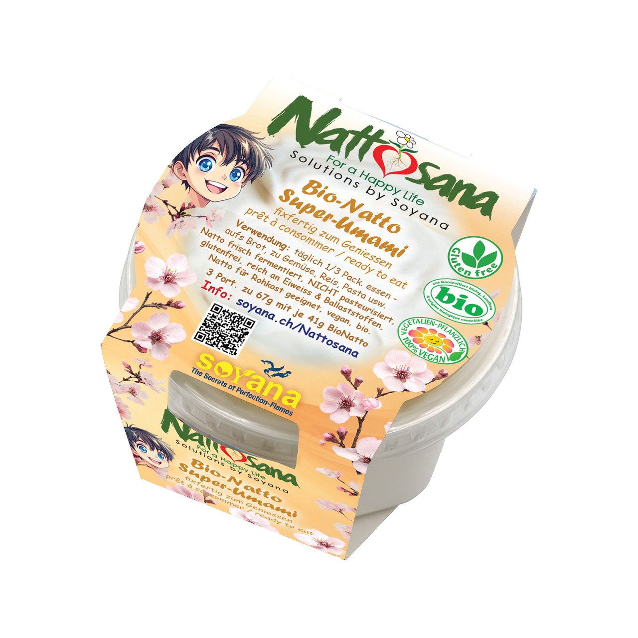 Soyana Bio-Natto Super-Umami Paste 200g Bio