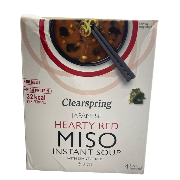 Clearspring Miso Suppe Sea Vegetable rot 40g konv