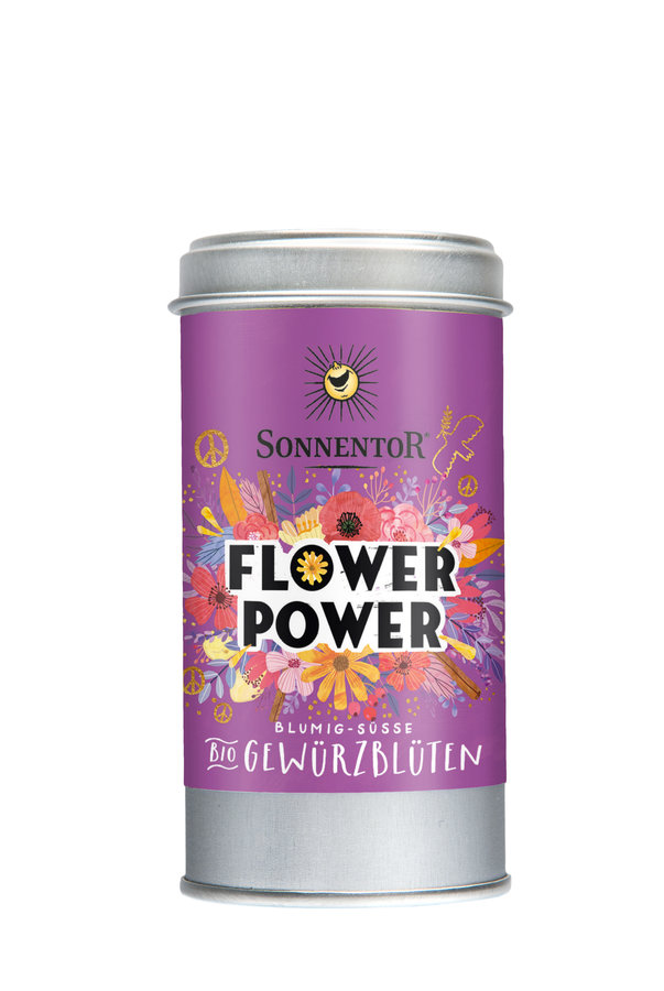 Sonnentor Gewürzblüten Flower Power Dose 40g Bio