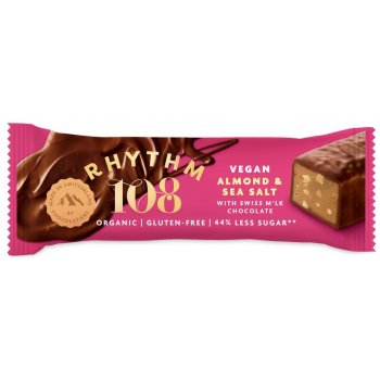 Rhythm108 Riegel Chocolate Bar Sweet'n'Salty Almond 34g Bio vegan