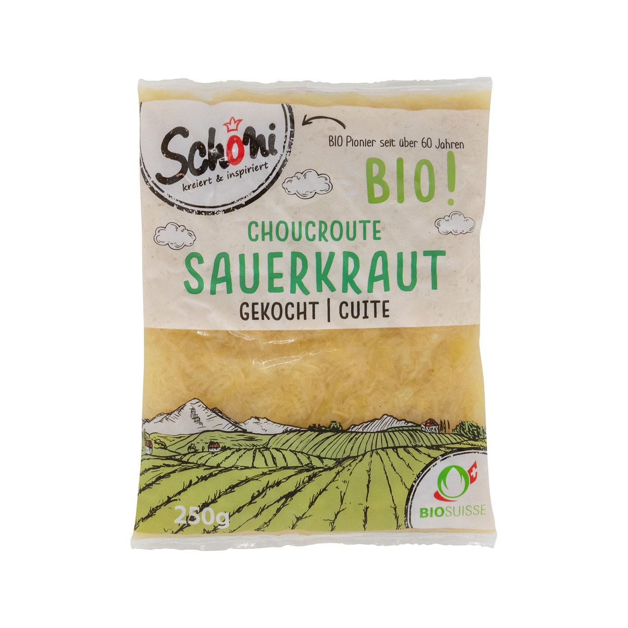 Schöni Sauerkraut gekocht 250g CHBioK