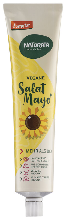 Naturata Mayonnaise Salat ohne Ei Tube 190ml Demeter vegan