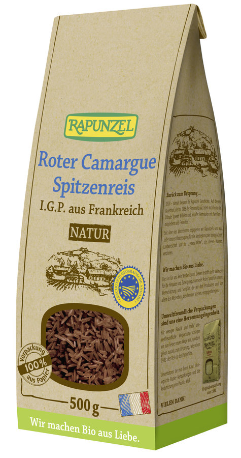 Rapunzel Roter Camargue Reis natur 500g Bio