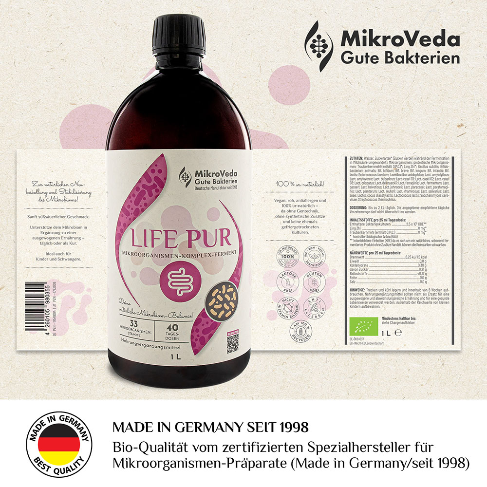 MikroVeda Life Pur Bio Mikroorganismen Komplex 500ml MikroVeda Life Pur Bio Mikroorganismen Komplex 500ml