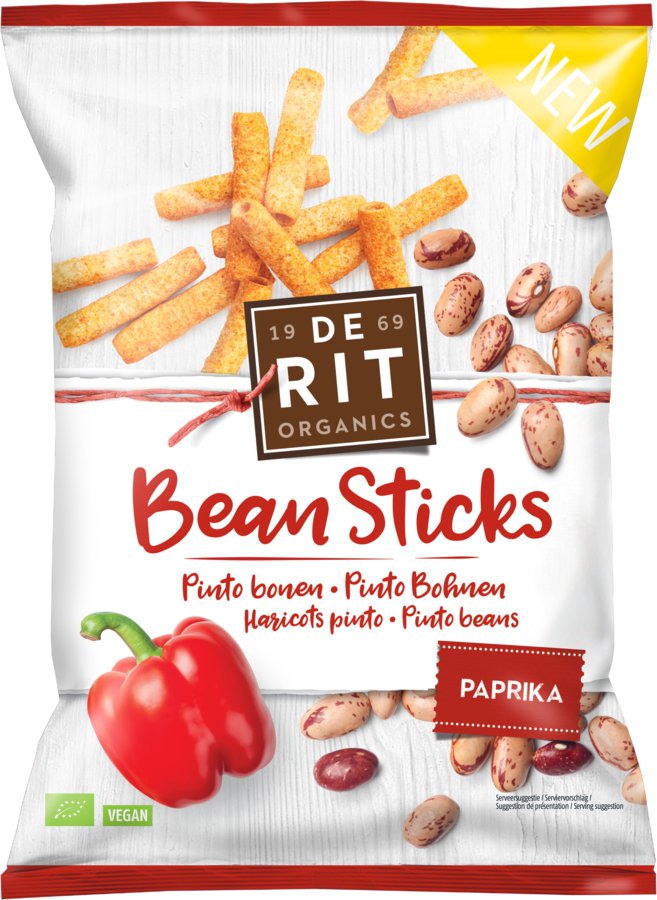 DeRit Bean Sticks Paprika 75g Bio vegan