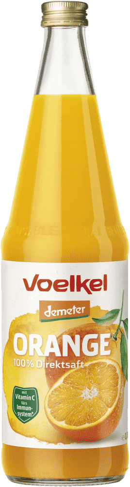 Voelkel Orangensaft 700ml Demeter vegan