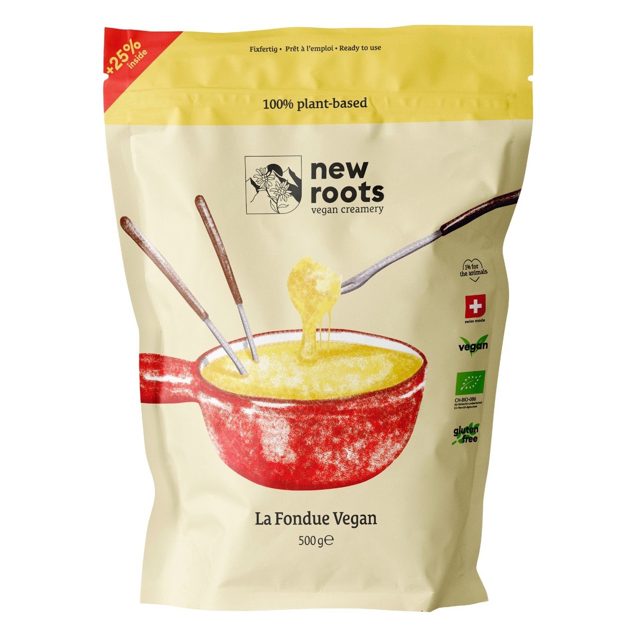 New Roots Pflanzliche Alternative zu Fondue 500g Bio vegan
