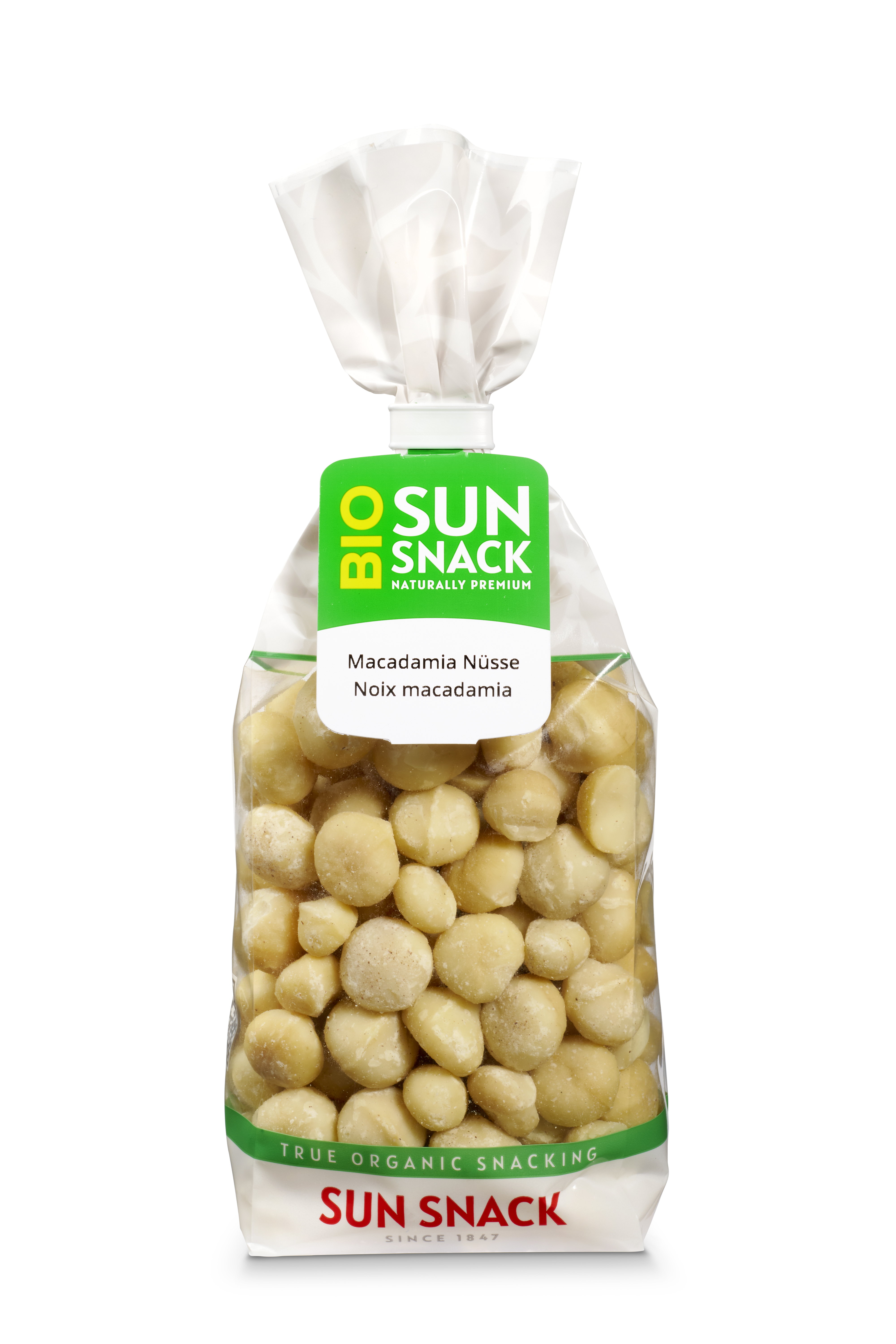 SunSnack Macadamia- Nüsse Bio 225g
