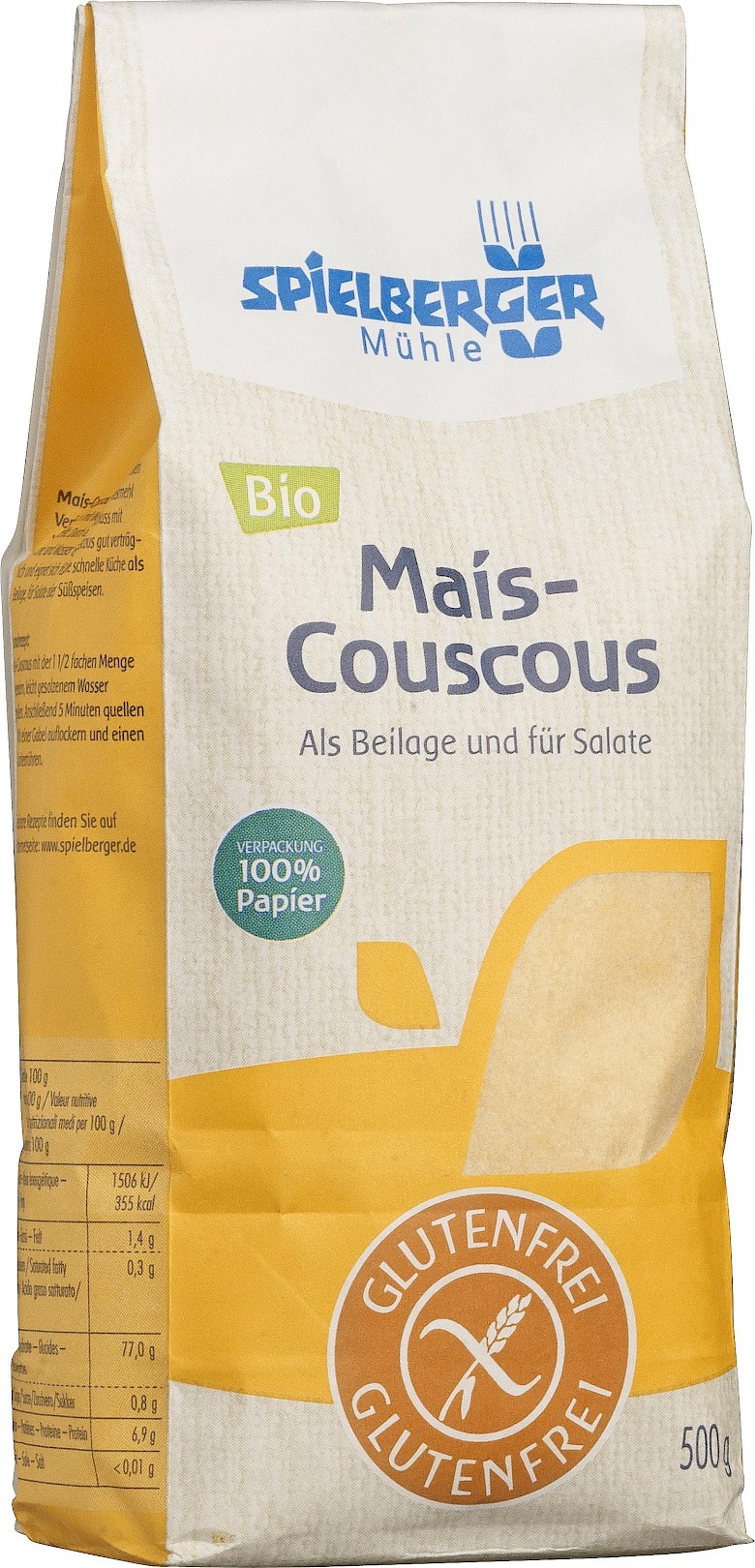 Spielberger Mais Couscous 500g Bio gf