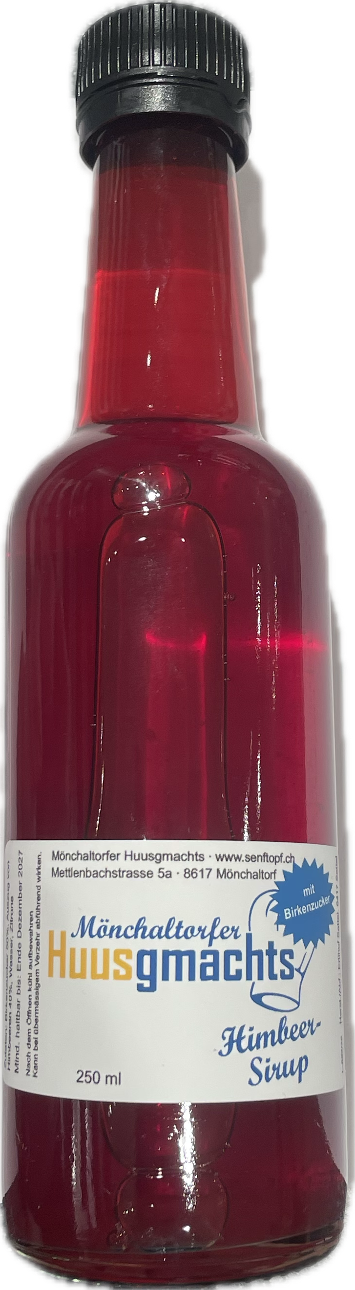 Senftopf Himbeer Sirup 250ml