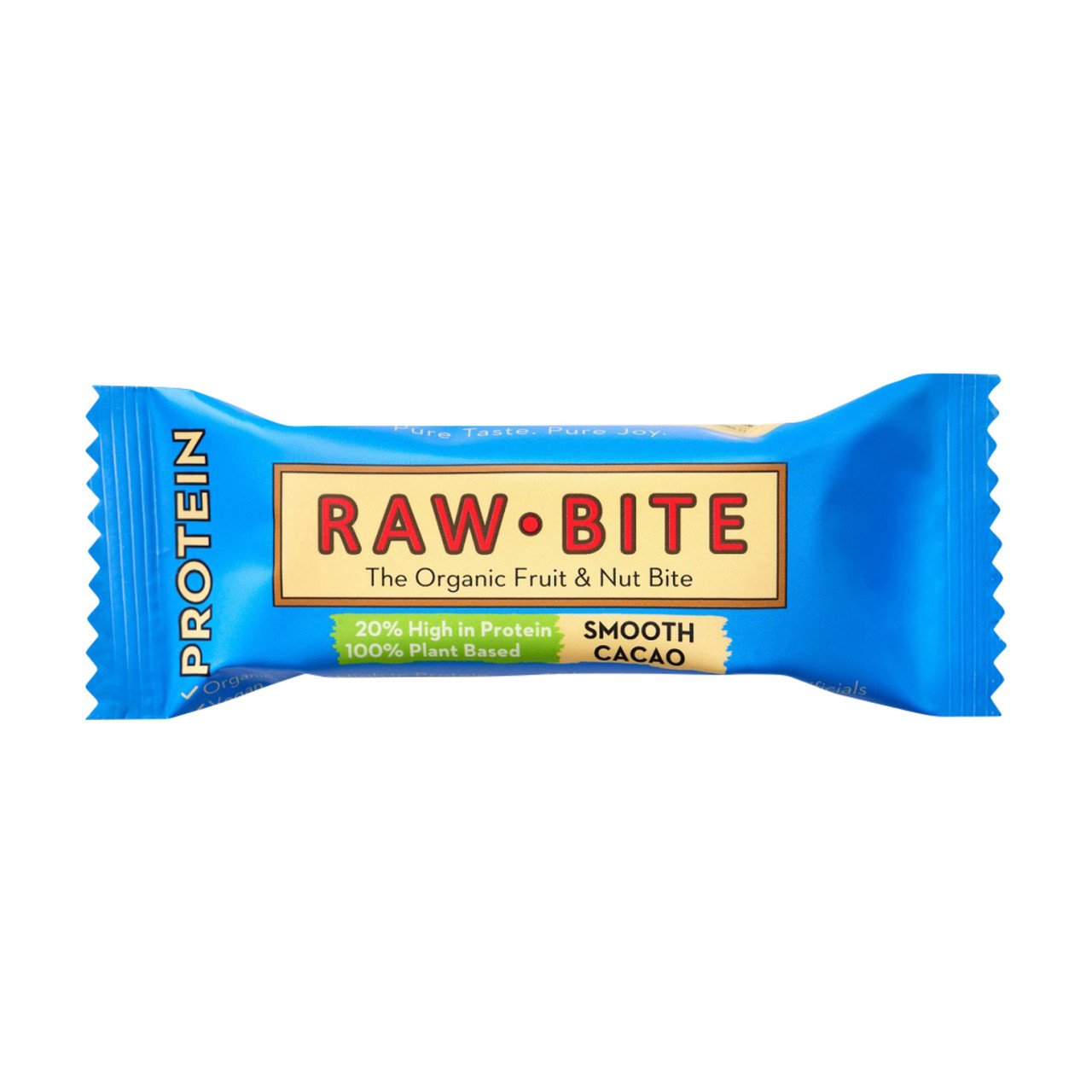RawBite Protein Riegel Smooth Cacao 45g Bio