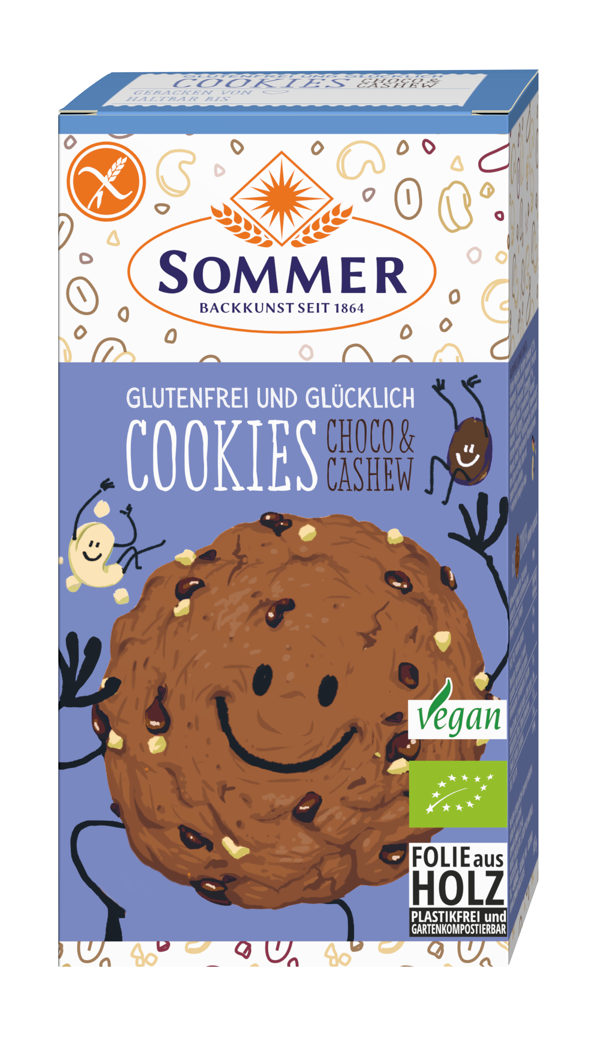 Sommer Cookies Choko-Cashew 125g Bio gf vegan