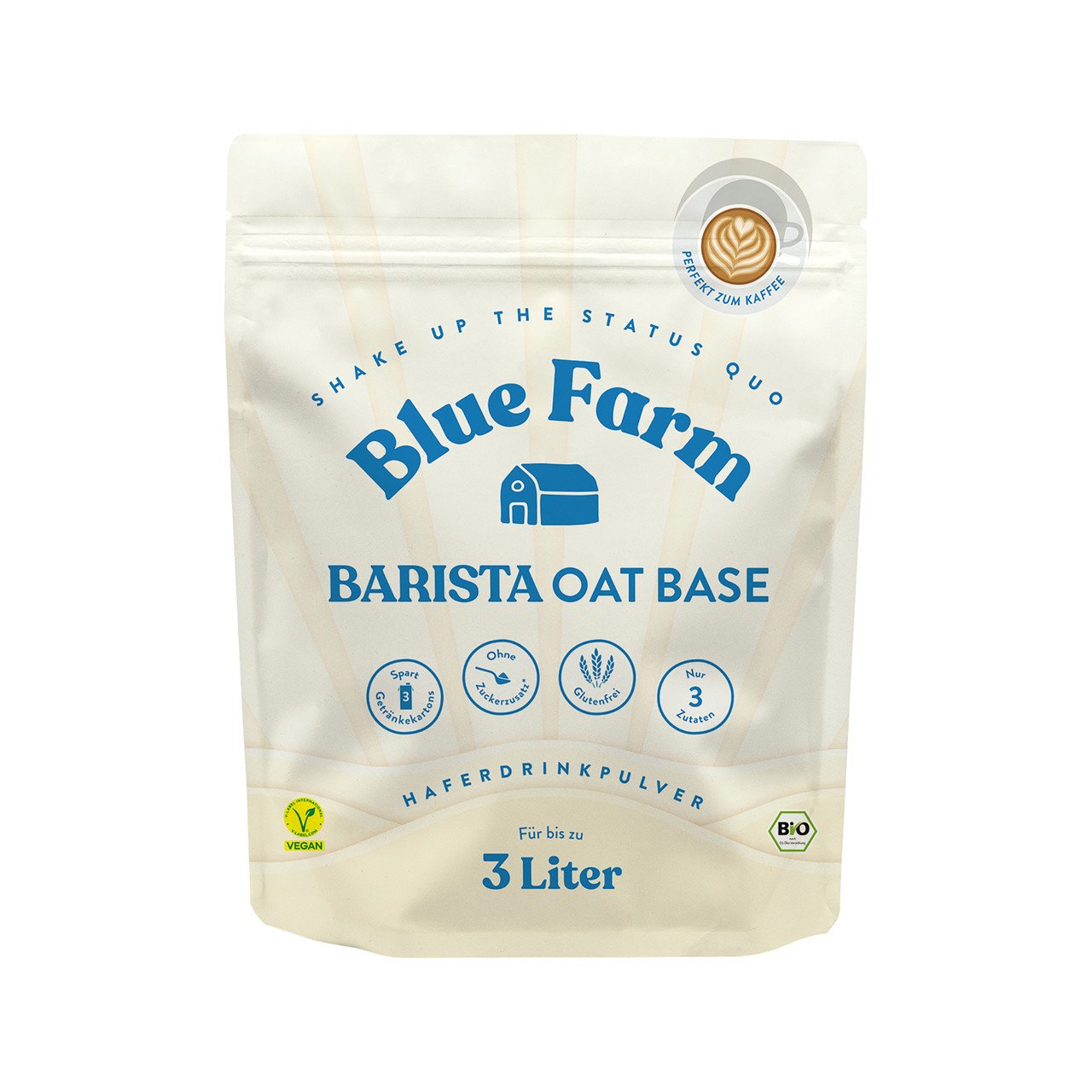 BlueFarm Haferdrink Pulver Oat Base Barista 300g Bio vegan