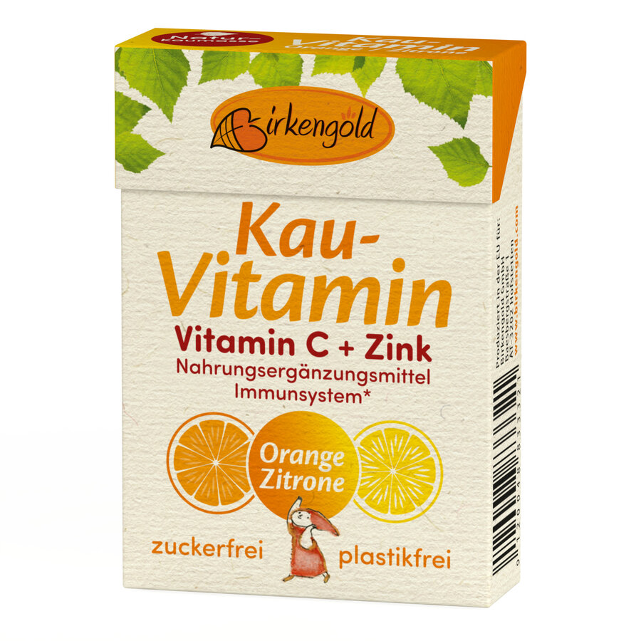 Birkengold Natur Kau Vitamin C + Zink oZ 20Stk