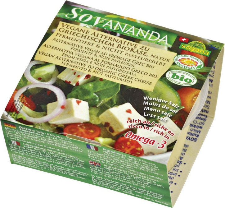 Soyana Soyananda Griechischer Käse Alternative Natur 200g Bio vegan