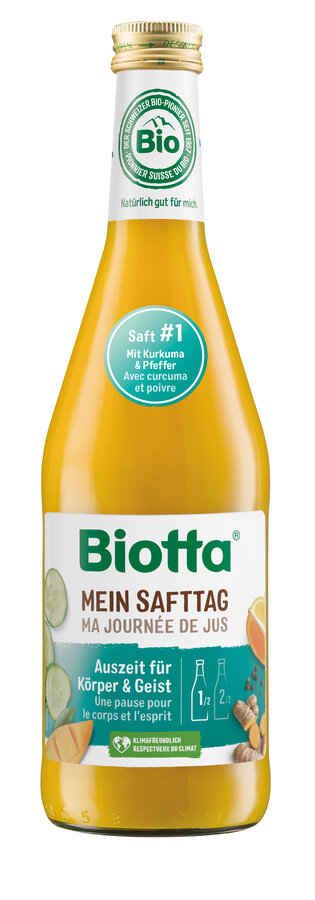 Biotta Mein Safttag 1 Mango Gurke 500ml BioK