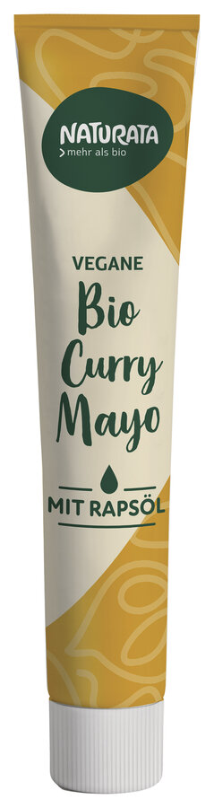 Naturata Vegane Curry Mayo mit Rapsöl Tube 60ml Bio