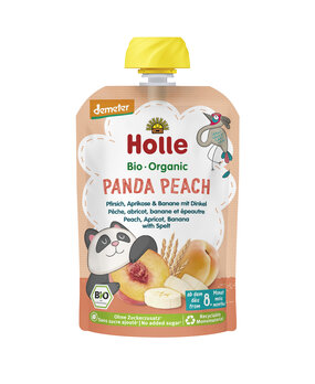 Holle Pouchy Panda Peach 100g Demeter